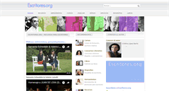 Desktop Screenshot of escritores.org